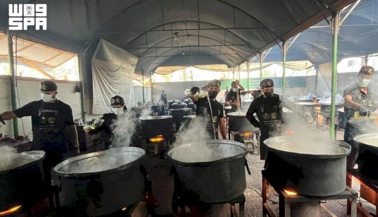 المطبخ المركزي يوزع 24,850 وجبة غذائية في قطاع غزة بدعم من مركز الملك سلمان للإغاثة