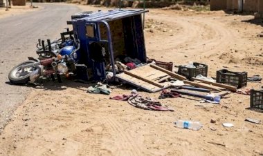 مصرع شخص وإصابة آخر في انقلاب تروسيكل بقنا