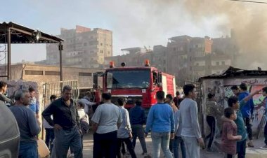 السيطرة على حريق داخل مخزن فى المحلة الكبرى