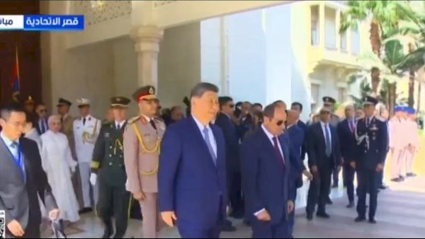 مراسم استقبال رسمية للرئيس الصيني شي جين بينج بقصر الاتحادية بحضور السيسي