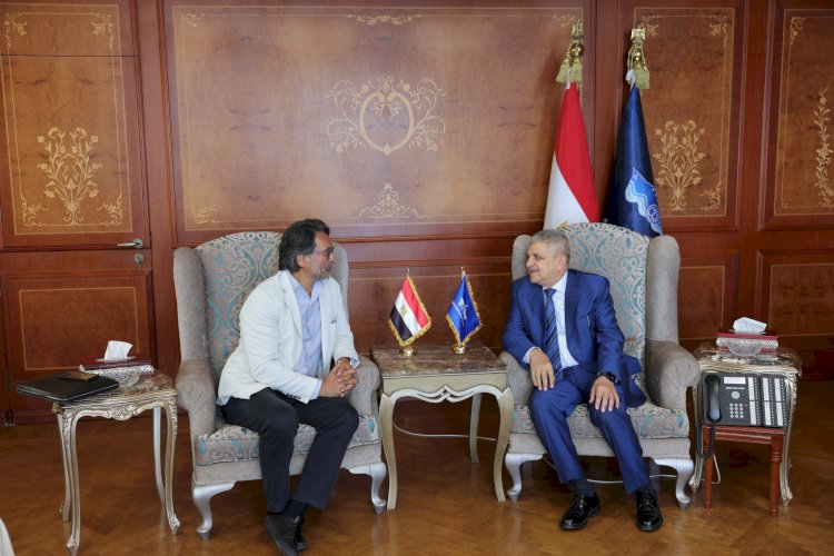 أسامة ربيع يلتقي الرئيس التنفيذي لمؤسسة لويدز ليست انتليجينس لتعزيز التعاون والتنسيق المشترك