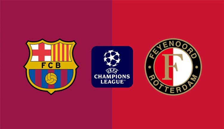 موعد والقناة الناقلة لمباراة برشلونة وفينورد اليوم في دوري أبطال أوروبا.. والمعلق