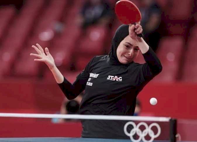 دينا مشرف تفوز على المصنفة الخامسة عالميا ببطولة الأبطال لتنس الطاولة
