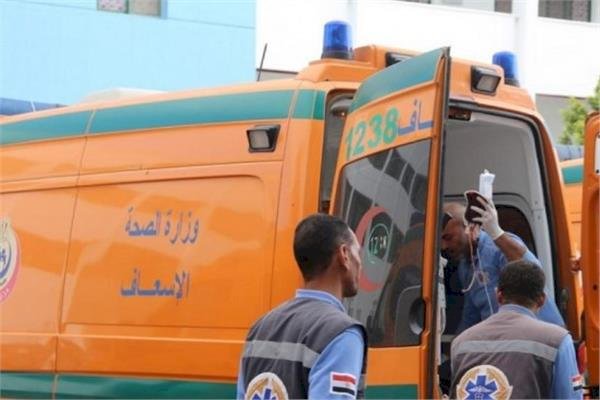 إصابة شخص صدمته سيارة أثناء عبوره للطريق فى المنيب