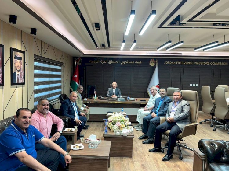 وفد الاتحاد الدولي لرجال الأعمال يبحث فرص الاستثمار في المناطق الحرة الأردنية