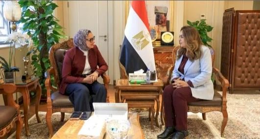 وزيرة التنمية تتابع مع محافظ الوادي الجديد المشروعات التنموية والخدمية والخطة الاستثمارية وملفات التصالح والتقنين