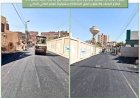 محافظ المنوفية يتابع أعمال الرصف النهائية بشارع البنك الزراعى بسرس الليان  