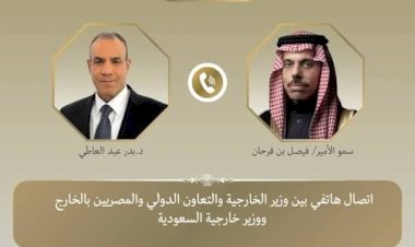 وزير الخارجية يؤكد لنظيره السعودي تضامن مصر الكامل مع المملكة في مواجهة الاعتداءات الأخيرة