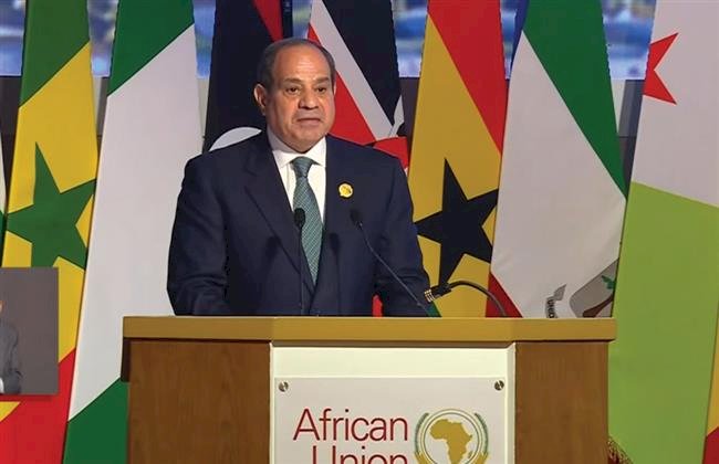 السيسي: إعادة بناء الدول بعد النزاعات مكونا أصيلا من منظومة السلم والأمن الأفريقى