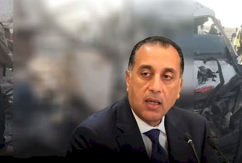 رئيس الوزراء يتابع تداعيات حادث تصادم سيارة ميكروباص وأخرى نقل ثقيل على الطريق الأوسطي