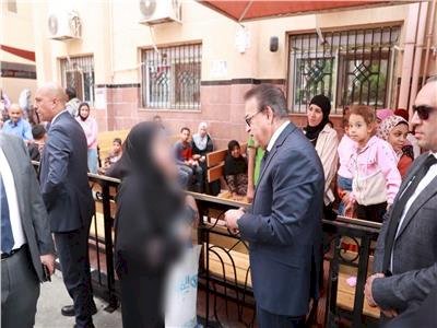 وزير الصحة يتفقد الأقسام المطورة بمعهد الرمد التذكاري ومستشفى الجلاء التعليمي